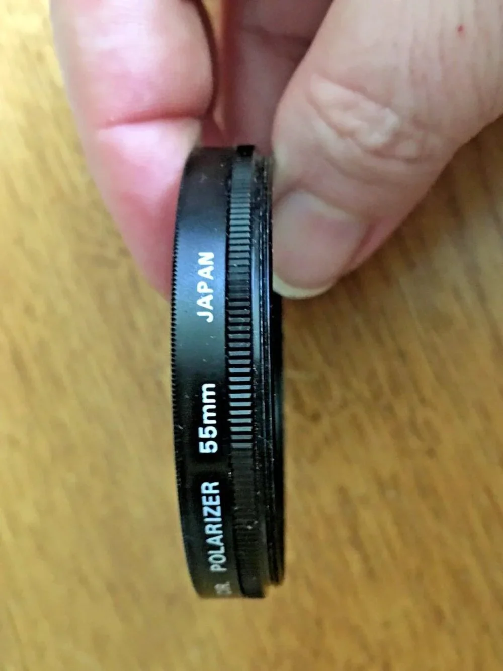 TIFFEN Circular 55mm Polarizer Filter Japan PL Linear Wide Angle Slim